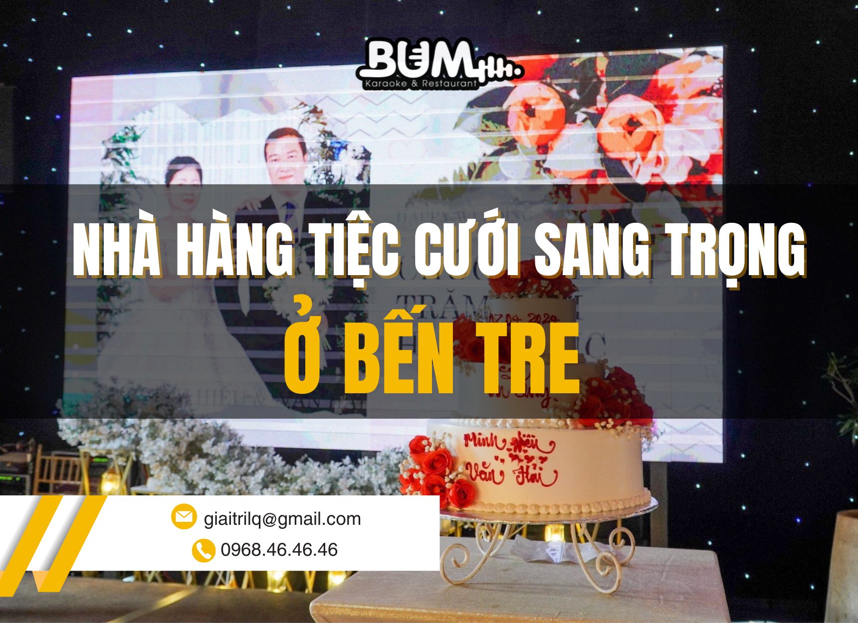 Nhà hàng tiệc cưới sang trọng ở Bến Tre